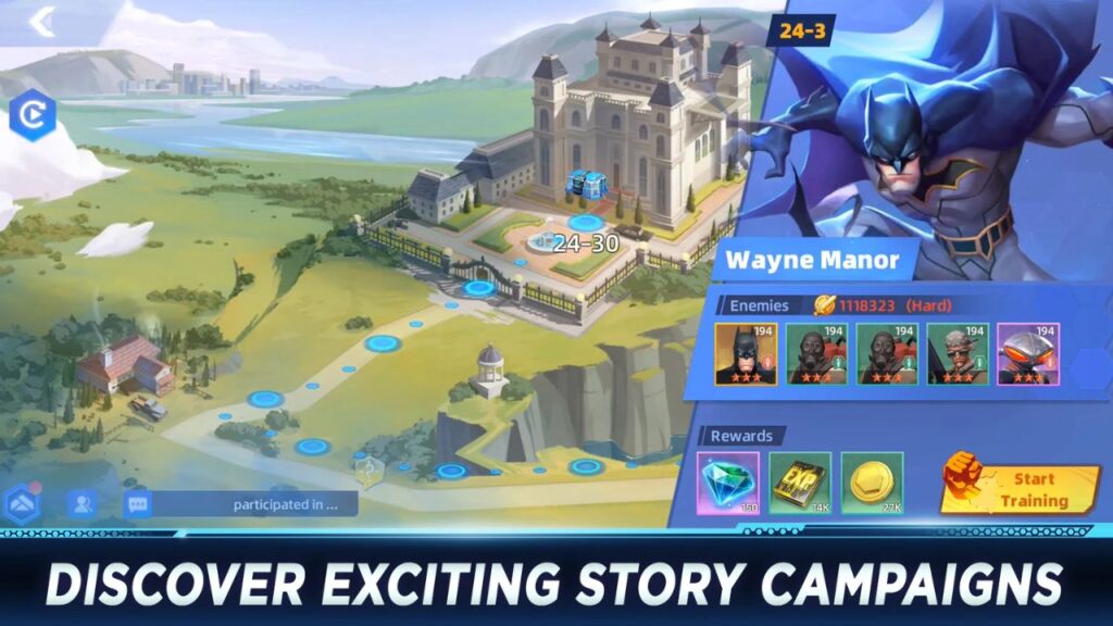 Gameplay di DC Worlds Collide
